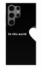 This World Samsung S24 Ultra Hard Case Back Cover by Casekaro