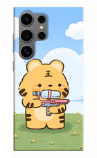 Tiger Treat Samsung S24 Ultra Hard Case Back Cover by Casekaro