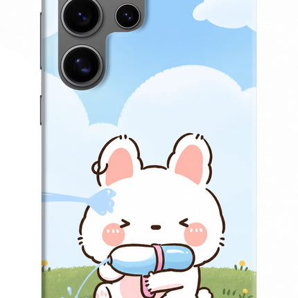 Bunny Treat Samsung S24 Ultra Hard Case Back Cover by Casekaro