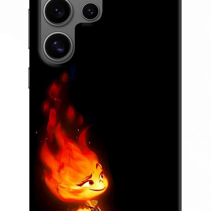 Ember Flame Samsung S24 Ultra Hard Case Back Cover by Casekaro