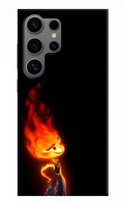 Ember Flame Samsung S24 Ultra Hard Case Back Cover by Casekaro
