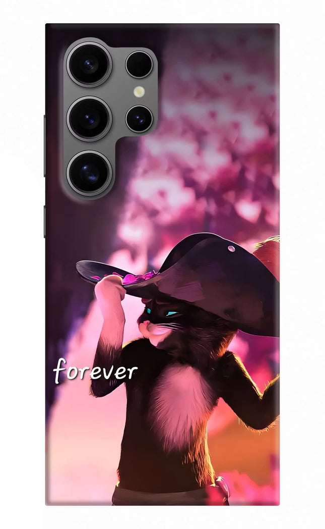 Forever Cat Samsung S24 Ultra Hard Case Back Cover by Casekaro