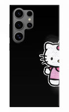 Kitty Charm Samsung S24 Ultra Hard Case Back Cover by Casekaro