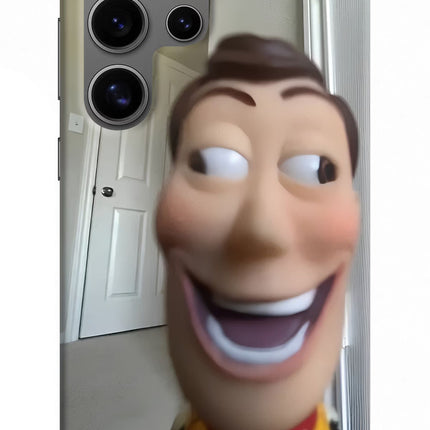 Side Eye Woody Samsung S24 Ultra Hard Case Back Cover by Casekaro