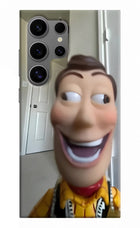 Side Eye Woody Samsung S24 Ultra Hard Case Back Cover by Casekaro