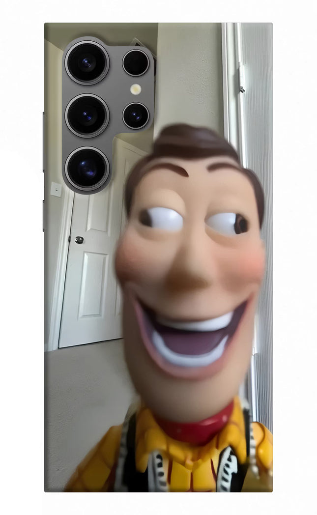 Side Eye Woody Samsung S24 Ultra Hard Case Back Cover by Casekaro