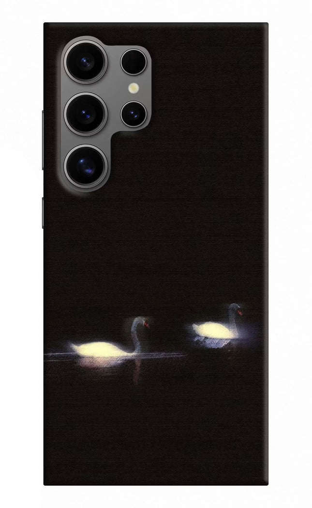 Silent Swans Samsung S24 Ultra Hard Case Back Cover by Casekaro