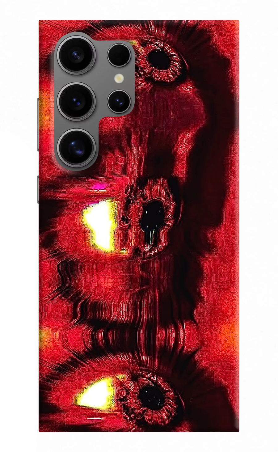 Fire Eye Samsung S24 Ultra Back Cover, Hard case