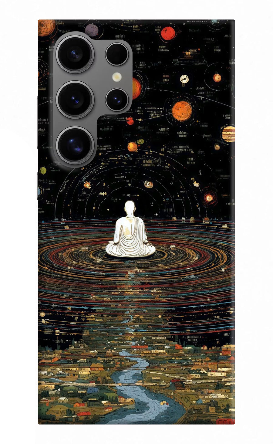 Space Monk Samsung S24 Ultra Back Cover, Hard case