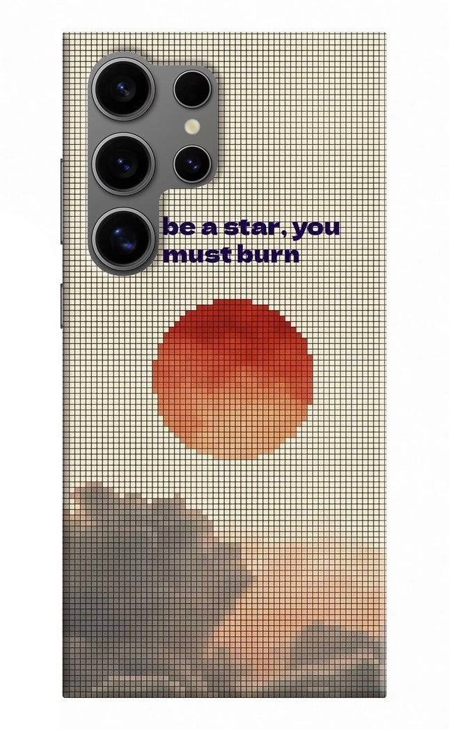 Pixel Sun Samsung S24 Ultra Hard Case Back Cover by Casekaro