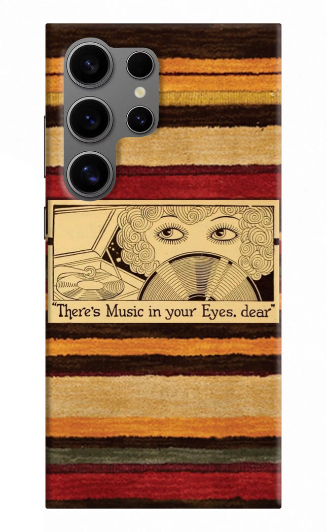 Vinyl Stripes Samsung S24 Ultra Hard Case Back Cover by Casekaro