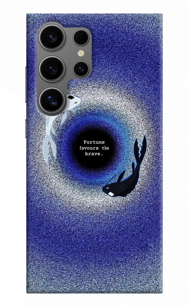 Dark Koi Samsung S24 Ultra Hard Case Back Cover by Casekaro