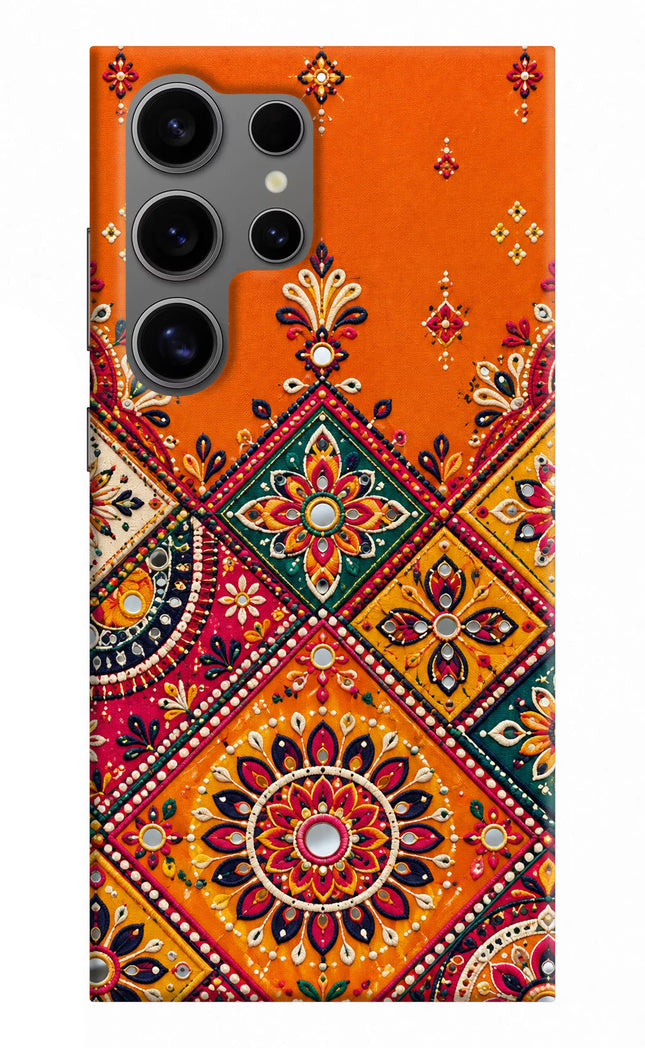 Kutch Glow Samsung S24 Ultra Hard Case Back Cover by Casekaro