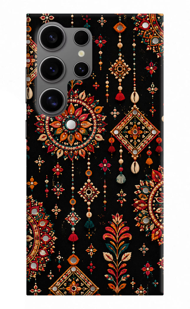 Boho Noir Samsung S24 Ultra Hard Case Back Cover by Casekaro