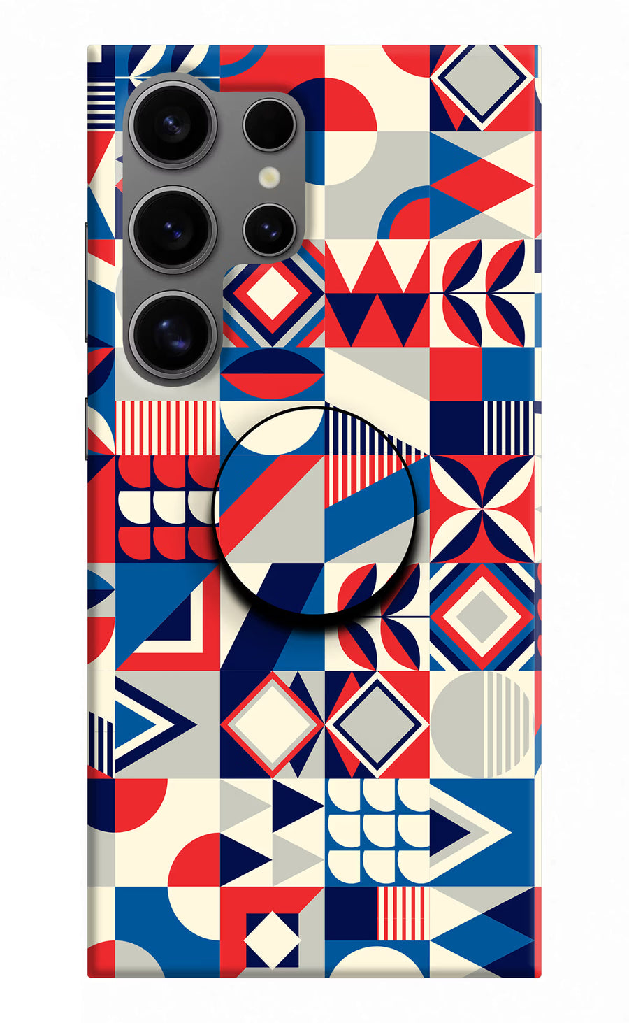 Colorful Pattern Samsung S24 Ultra Pop Case, Hard case