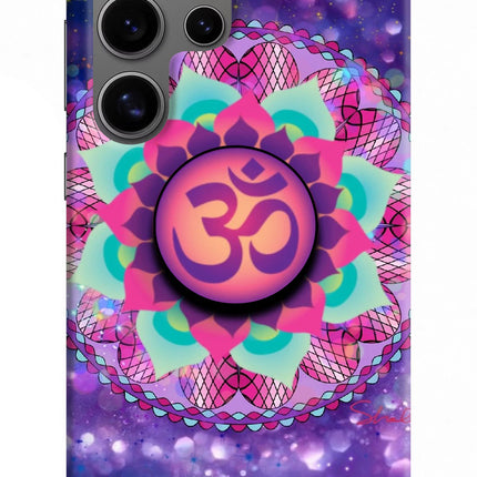 Om Purple Samsung S24 Ultra Pop Case by Casekaro