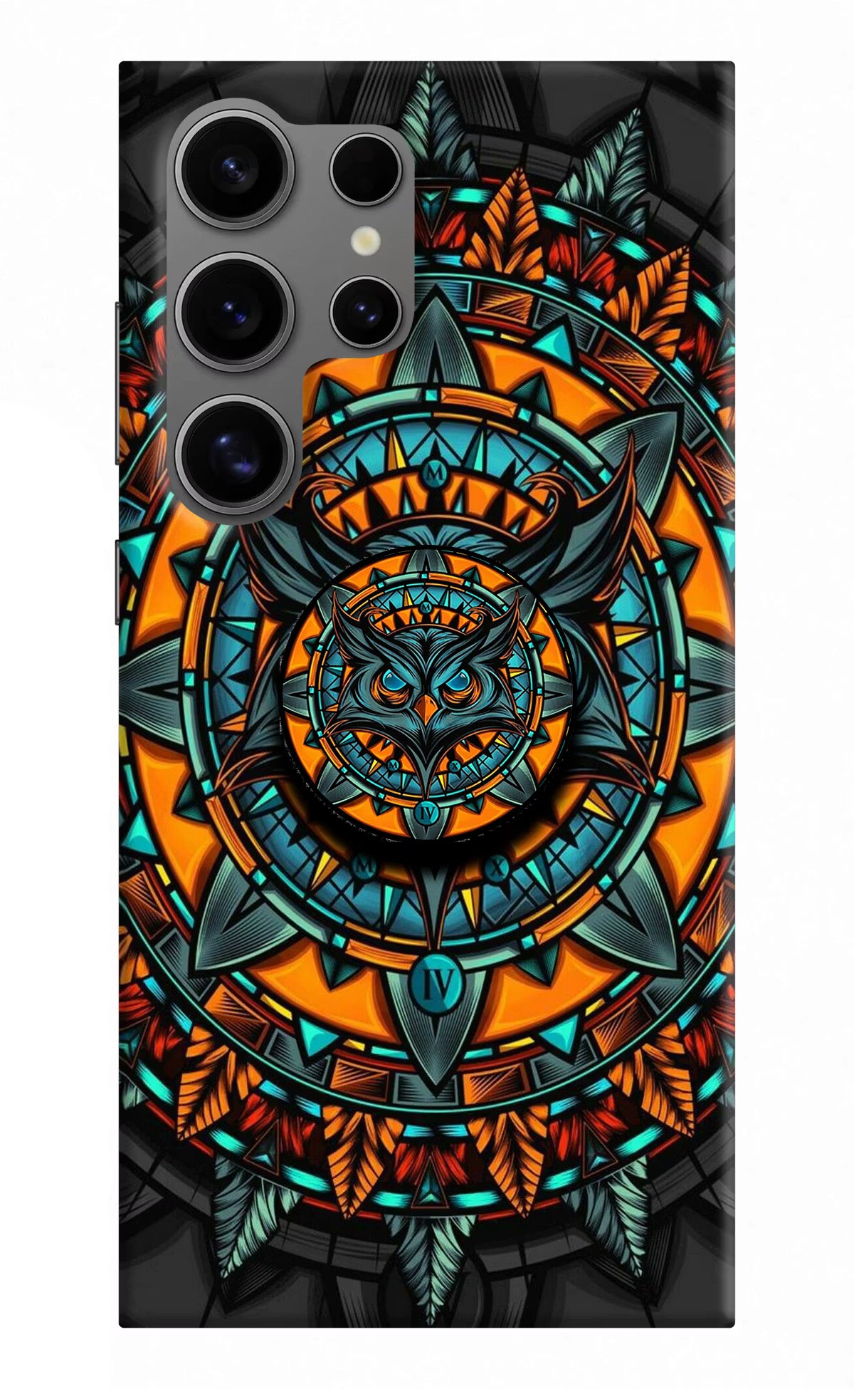 Angry Owl Samsung S24 Ultra Pop Case by Casekaro