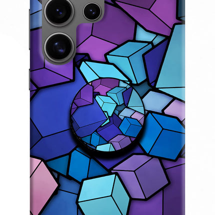 Cubic Abstract Samsung S24 Ultra Pop Case by Casekaro