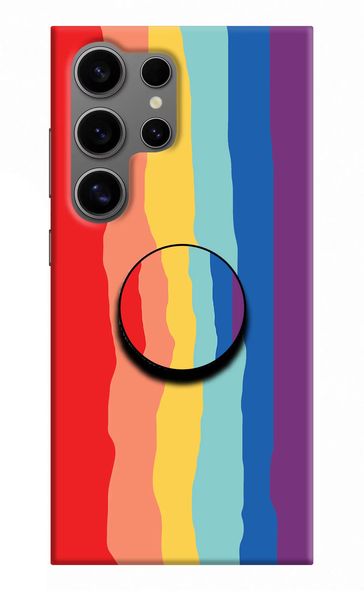 Rainbow Samsung S24 Ultra Pop Case by Casekaro