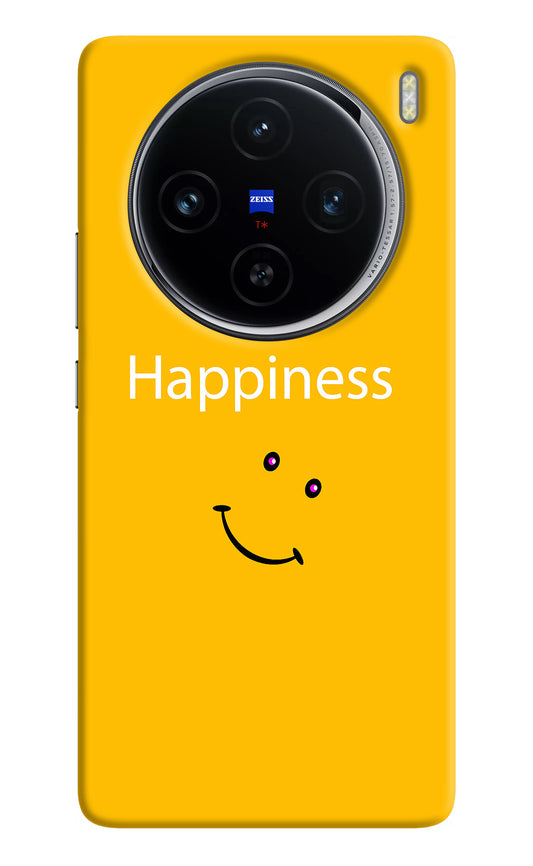 Happiness With Smiley Vivo X100 Back Cover