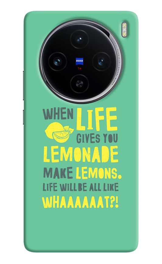 Quote Vivo X100 Hard Case Back Cover by Casekaro