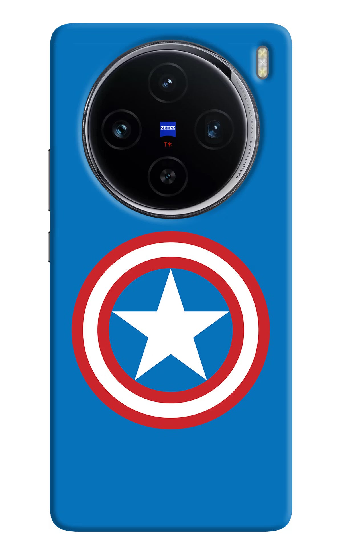Captain America Logo Vivo X100 Hard Case Back Cover by Casekaro