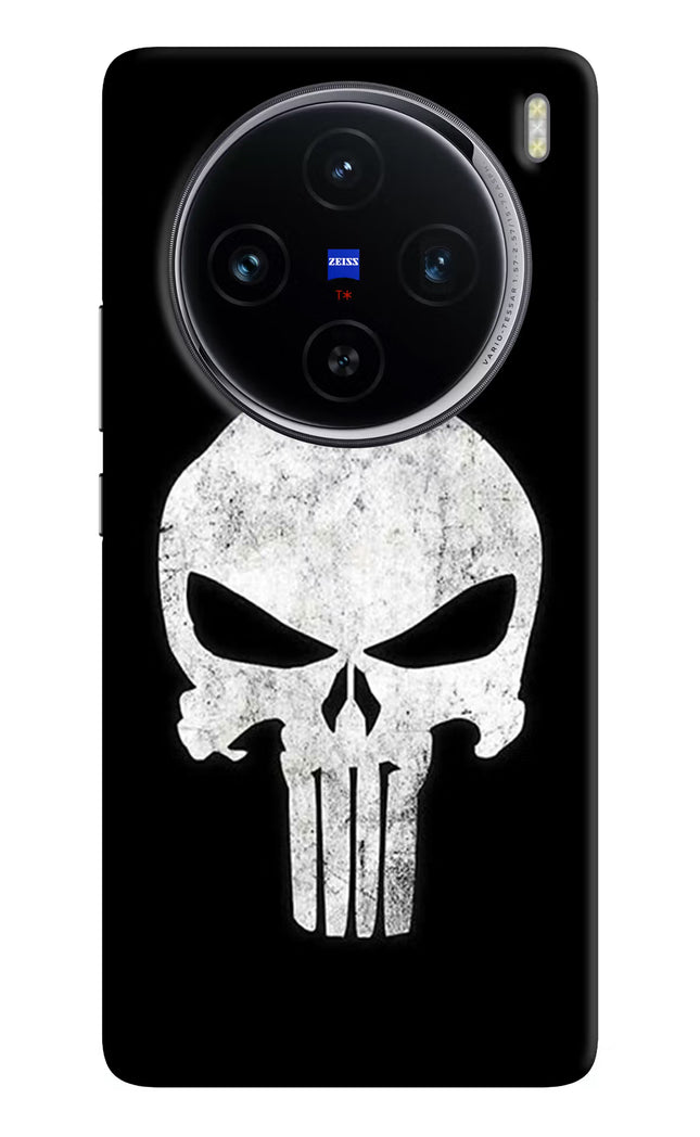 Punisher Skull Vivo X100 Hard Case Back Cover by Casekaro