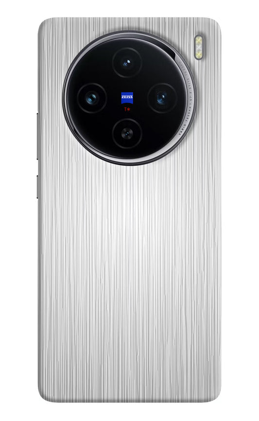 Wooden Grey Texture Vivo X100 Hard Case Back Cover by Casekaro