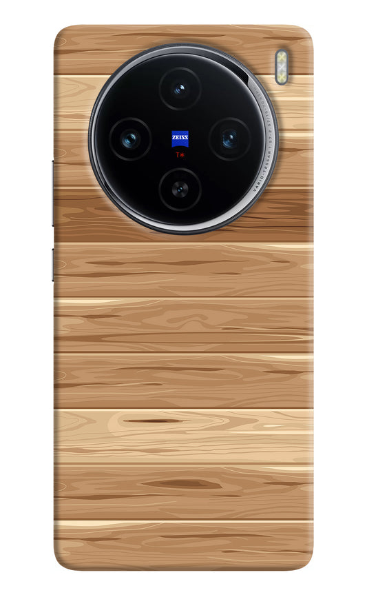 Wooden Vector Vivo X100 Back Cover