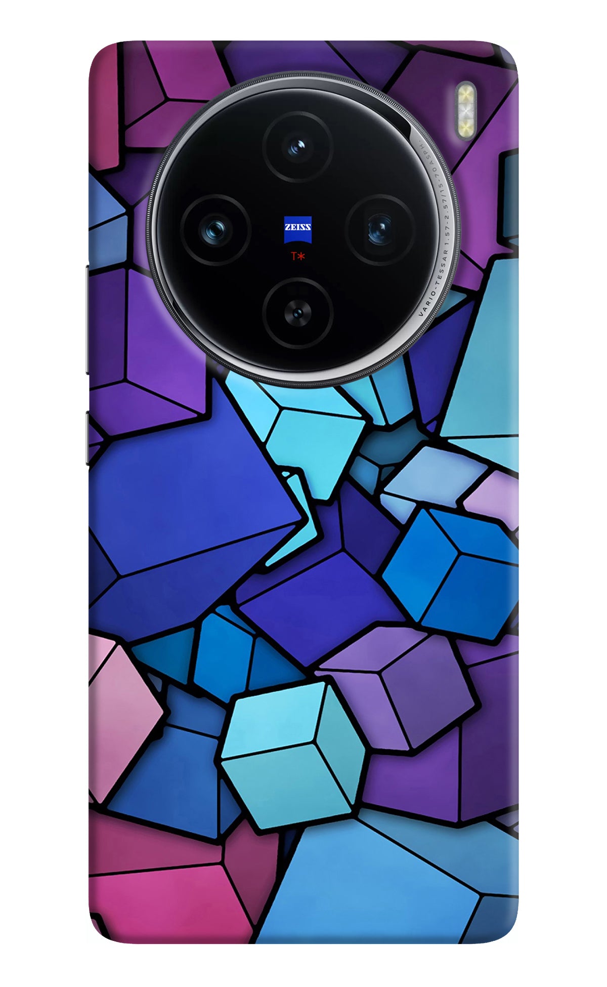 Cubic Abstract Vivo X100 Back Cover