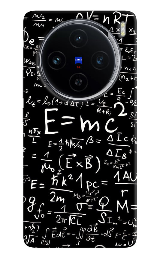 Physics Formula Vivo X100 Back Cover