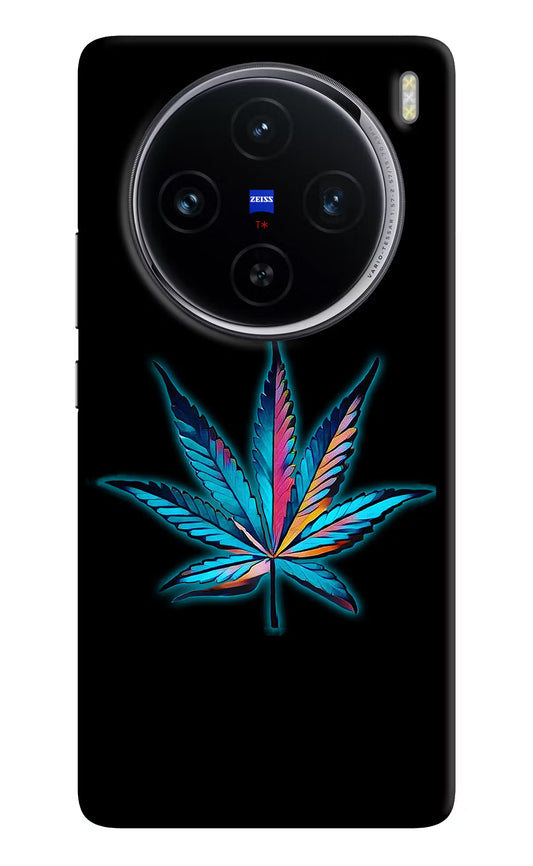 Weed Vivo X100 Hard Case Back Cover by Casekaro