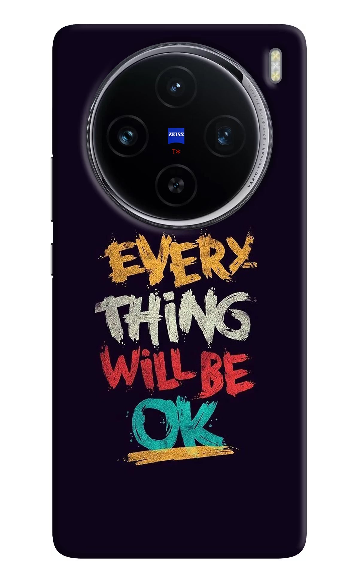 Everything Will Be Ok Vivo X100 Hard Case Back Cover by Casekaro