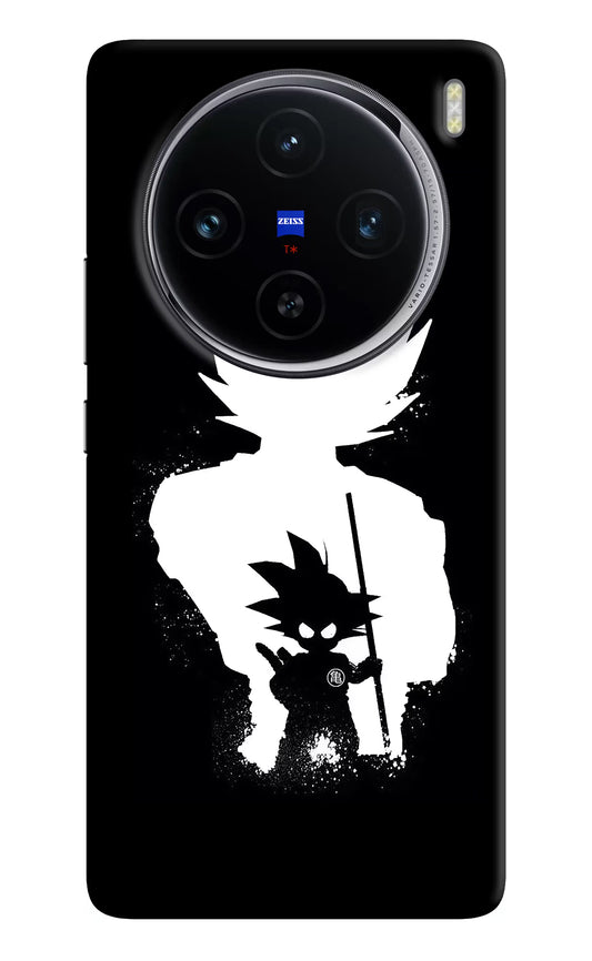 Goku Shadow Vivo X100 Hard Case Back Cover by Casekaro