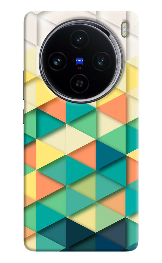 Abstract Vivo X100 Hard Case Back Cover by Casekaro