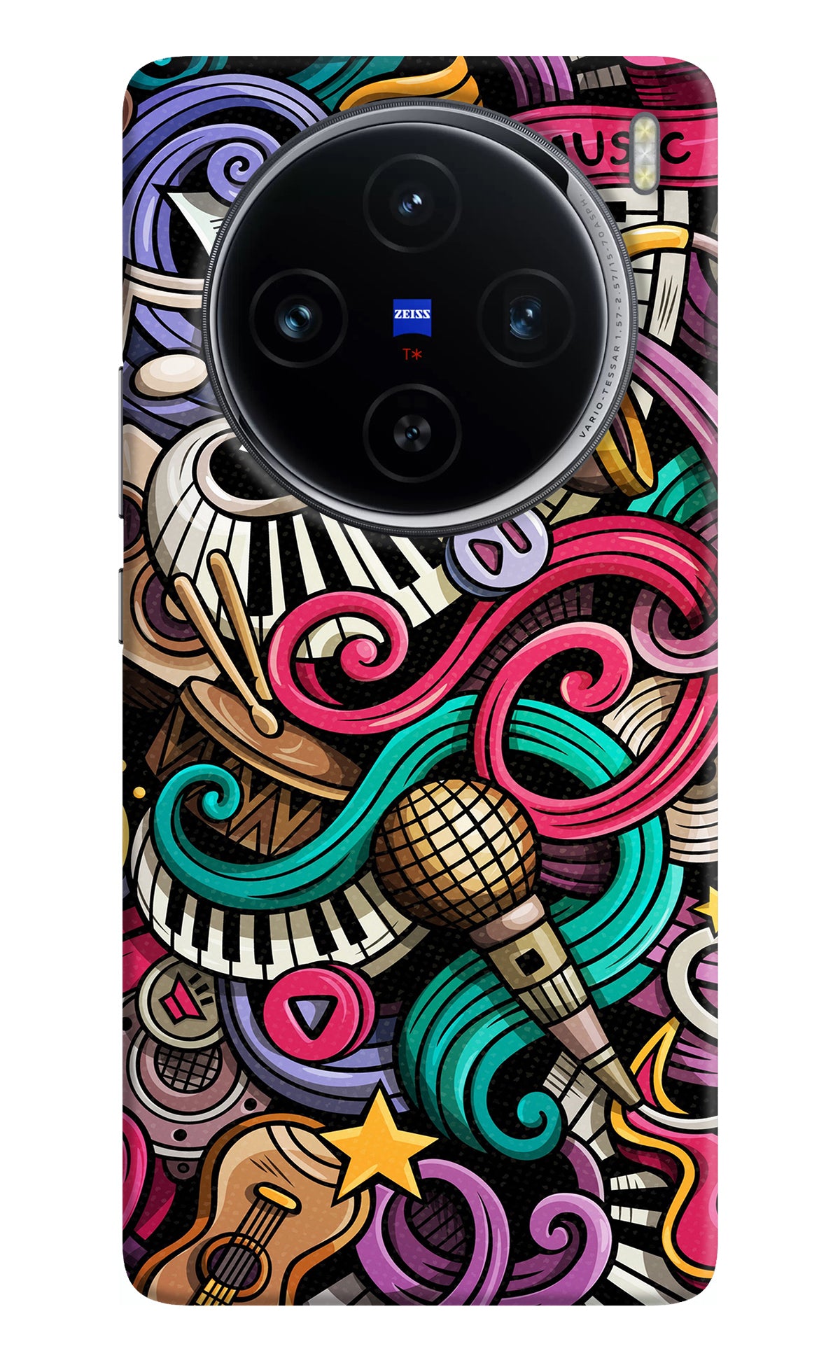 Music Abstract Vivo X100 Back Cover