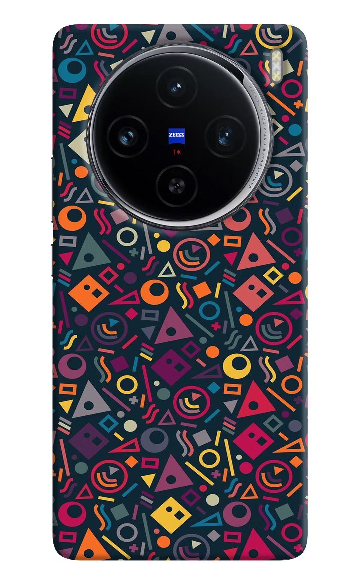 Geometric Abstract Vivo X100 Hard Case Back Cover by Casekaro