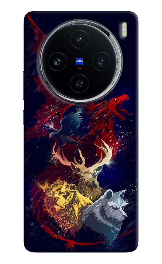Game Of Thrones Vivo X100 Hard Case Back Cover by Casekaro