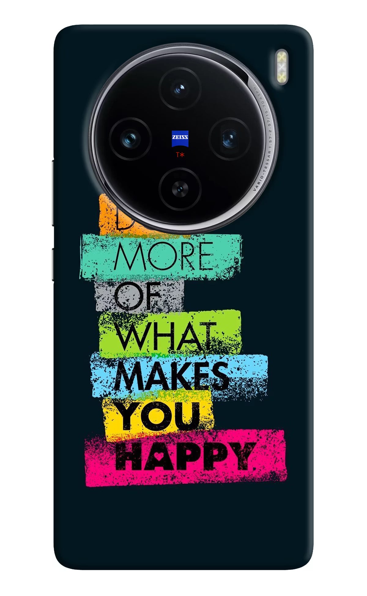 Do More Of What Makes You Happy Vivo X100 Hard Case Back Cover by Casekaro