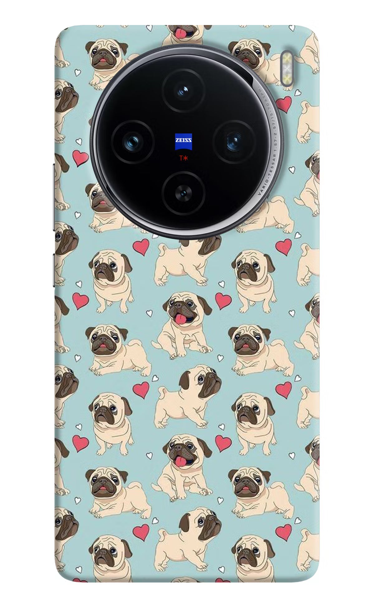 Pug Dog Vivo X100 Hard Case Back Cover by Casekaro