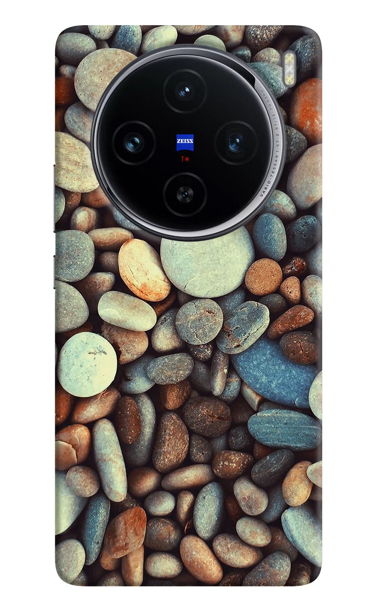 Pebble Vivo X100 Hard Case Back Cover by Casekaro