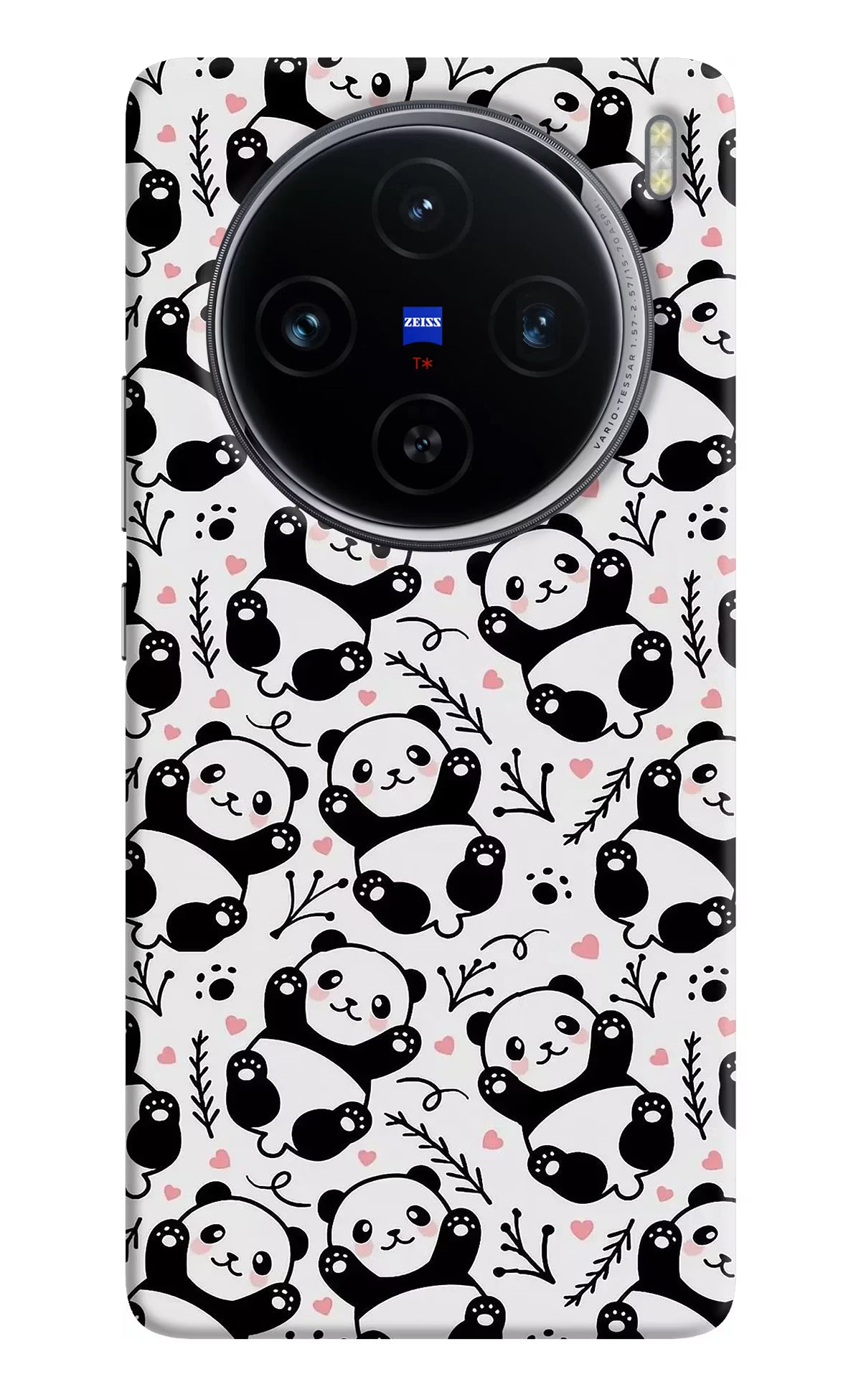 Cute Panda Vivo X100 Hard Case Back Cover by Casekaro