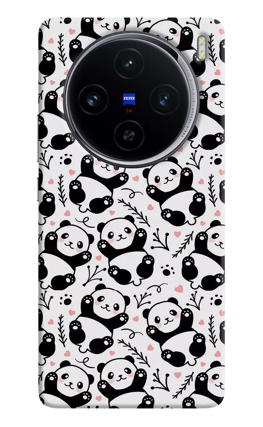 Cute Panda Vivo X100 Hard Case Back Cover by Casekaro