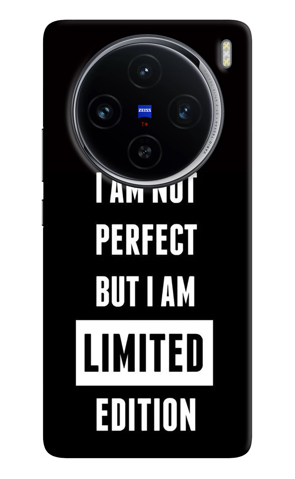 I Am Not Perfect But I Am Limited Edition Vivo X100 Back Cover