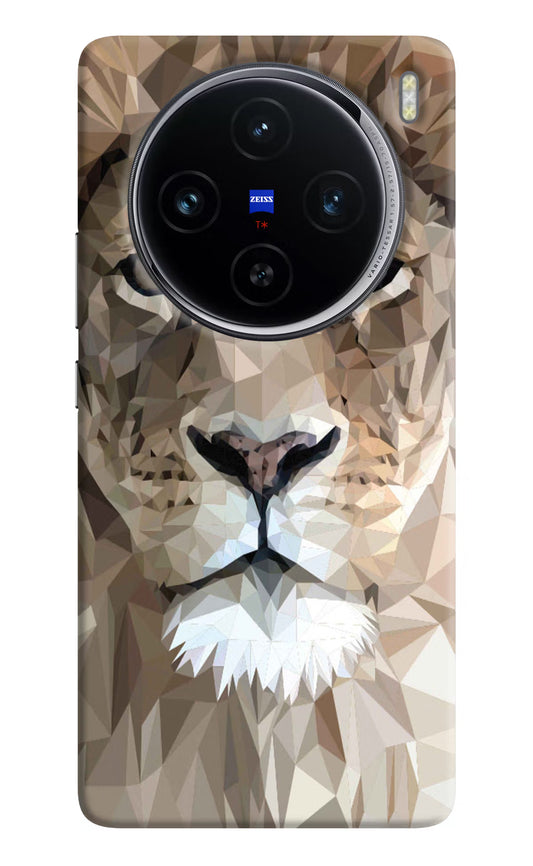 Lion Art Vivo X100 Hard Case Back Cover by Casekaro