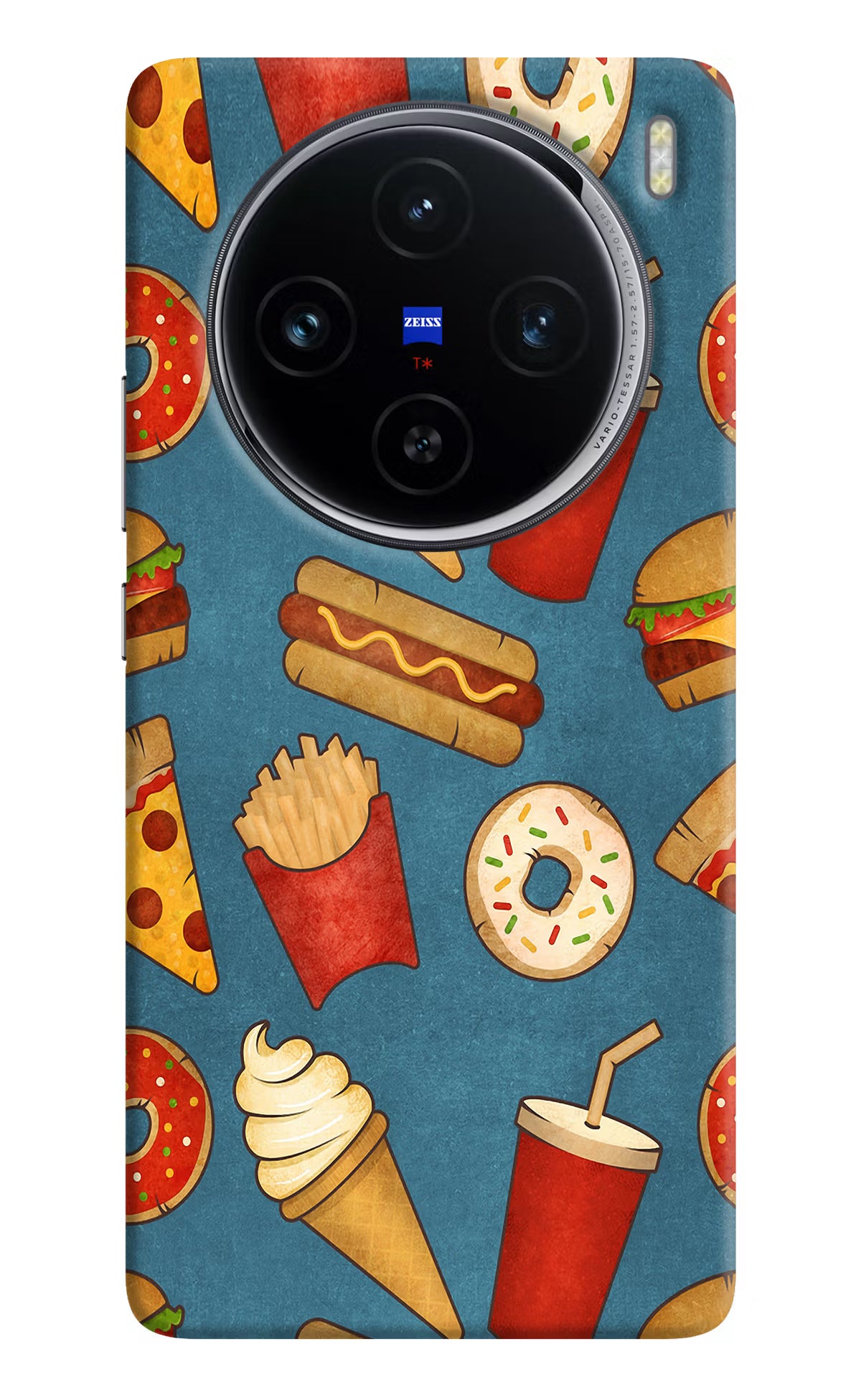 Foodie Vivo X100 Hard Case Back Cover by Casekaro