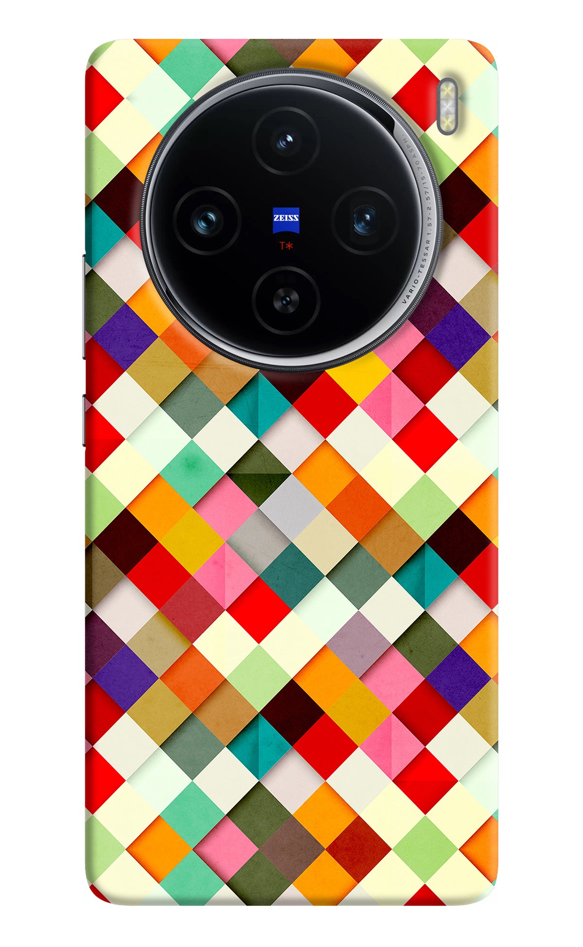 Geometric Abstract Colorful Vivo X100 Back Cover