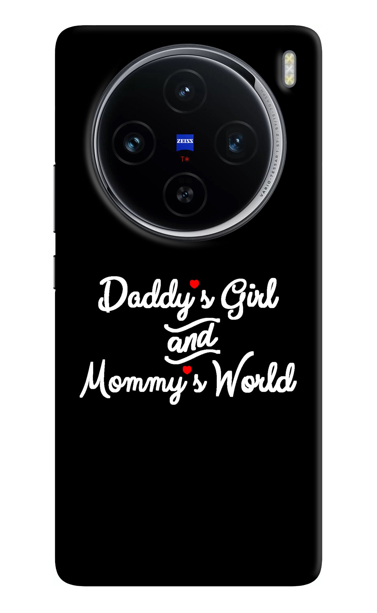 Daddy's Girl and Mommy's World Vivo X100 Back Cover