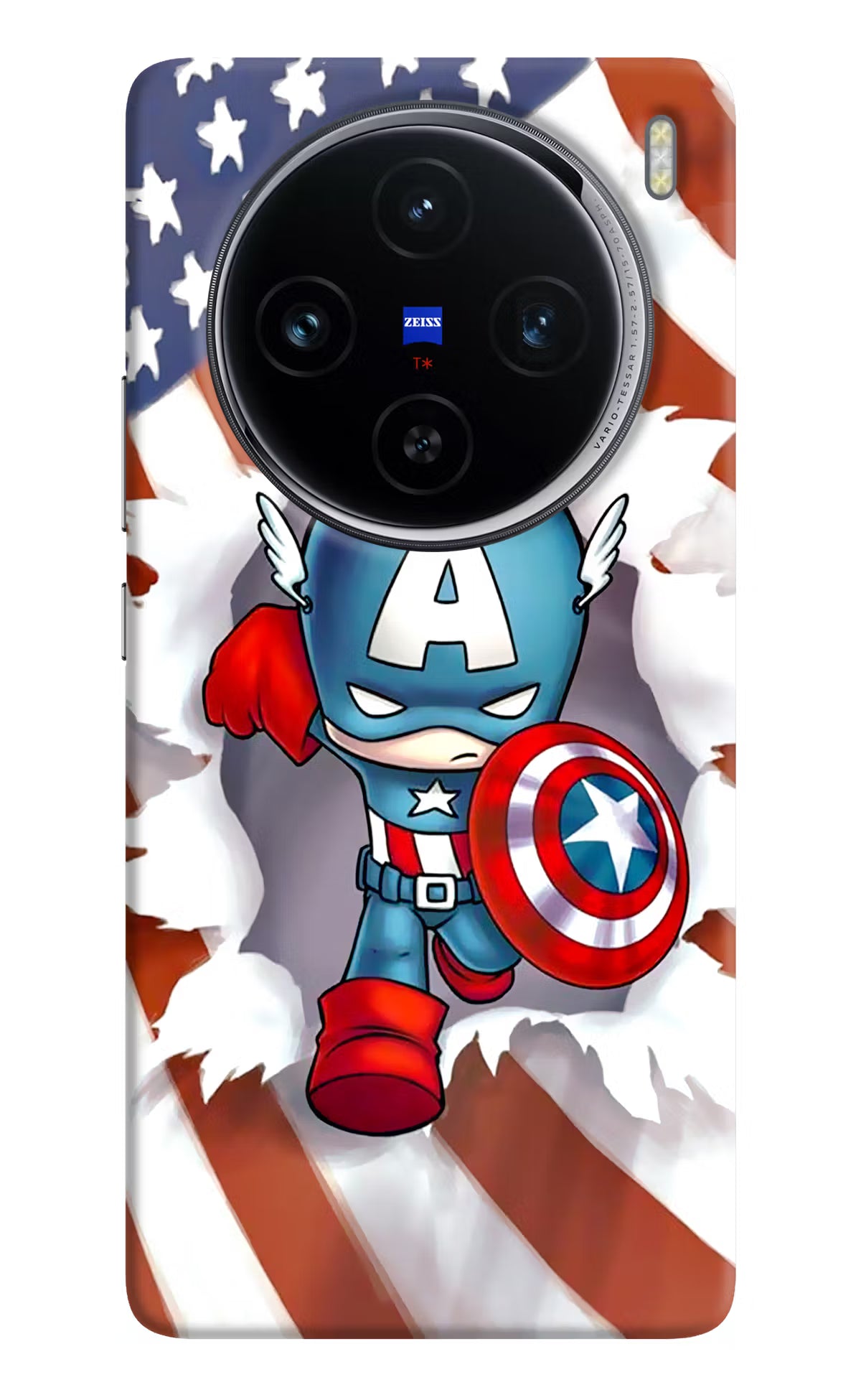 Captain America Vivo X100 Hard Case Back Cover by Casekaro