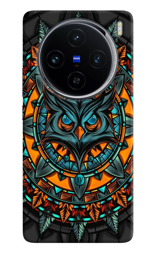 Angry Owl Art Vivo X100 Back Cover